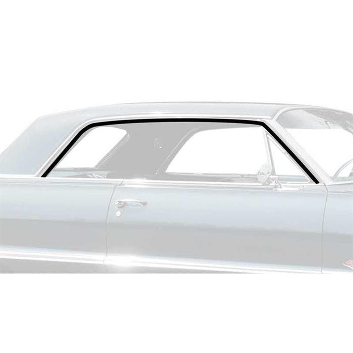 OER K430 63-64 Impala Roof Rail Weatherstrip Pair