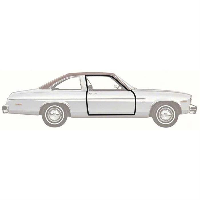 OER K445 75-79 Nova, X body Door Frame Weatherstrip, Coupe, Pair