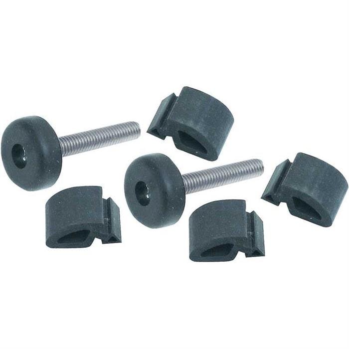 OER K918 1967-72 Chevy/GMC Truck Hood Bumper Set, 6 Piece Set