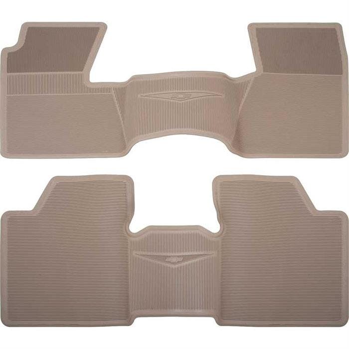 OER M62017 62-64 Nova Fawn 2 Piece OE Style Rubber Floor Mat Set