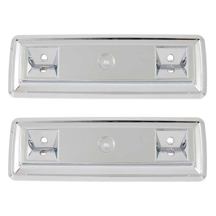 OER MB2005 1966-70 Mopar B-Body Chrome Rear Arm Rest Bases