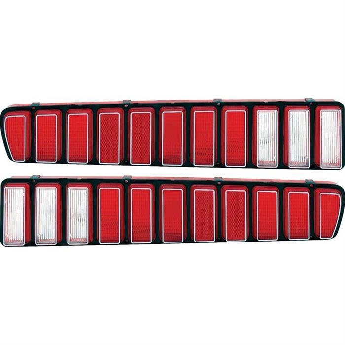 OER MB2145 1973-74 Dodge Charger Tail Lamp Lens Set, Pair