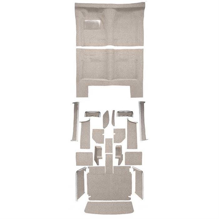 OER MB9445 67 Dodge Charger Complete 20 Piece Sandalwood Carpet