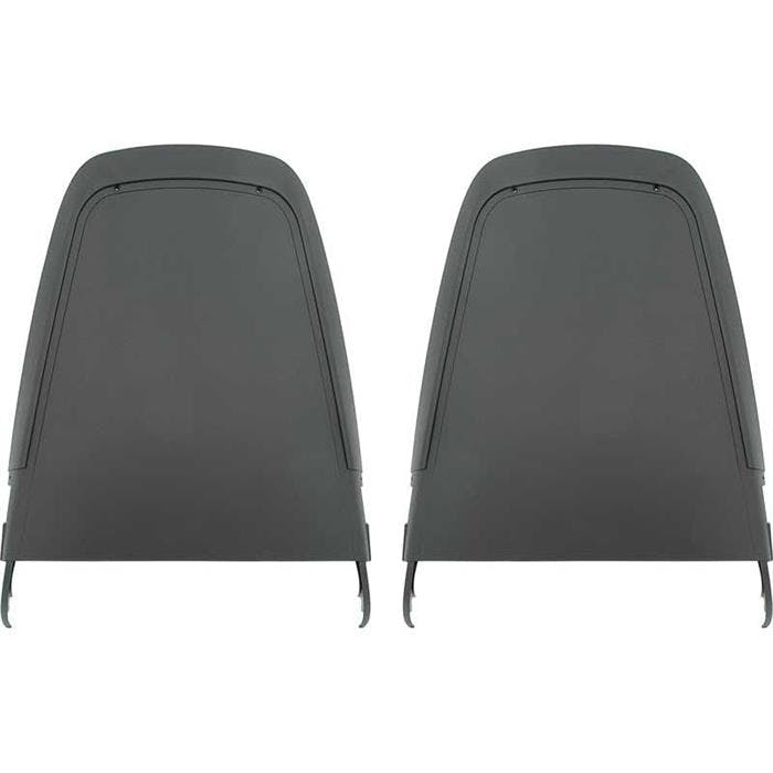 OER MD473100 70-71 Mopar Black Bucket Seat Back Panels