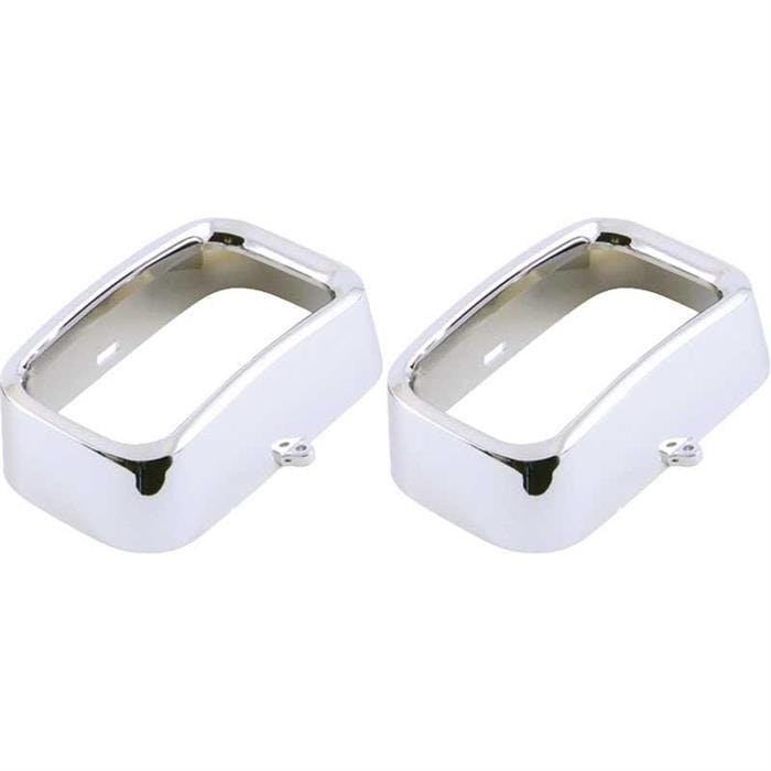 OER ME1308 1972-74 Barracuda Park Lamp Bezels, Pair