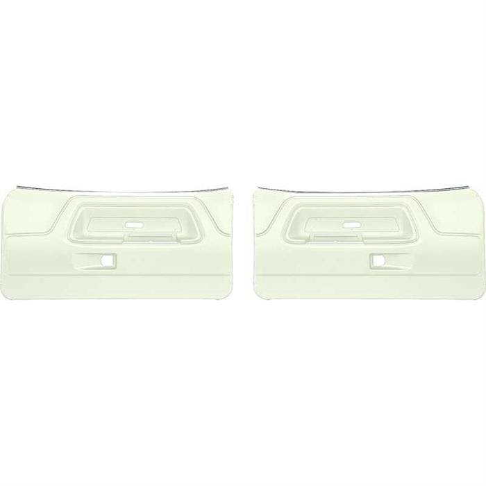 OER ME857200 1970-74 Challenger White Front Door Panels