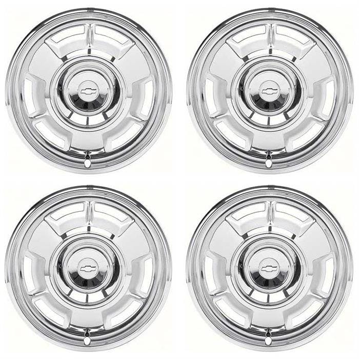 OER R103 67 Camaro, 14 In Bow Tie, Full Wheel Cover Set,4 Pieces