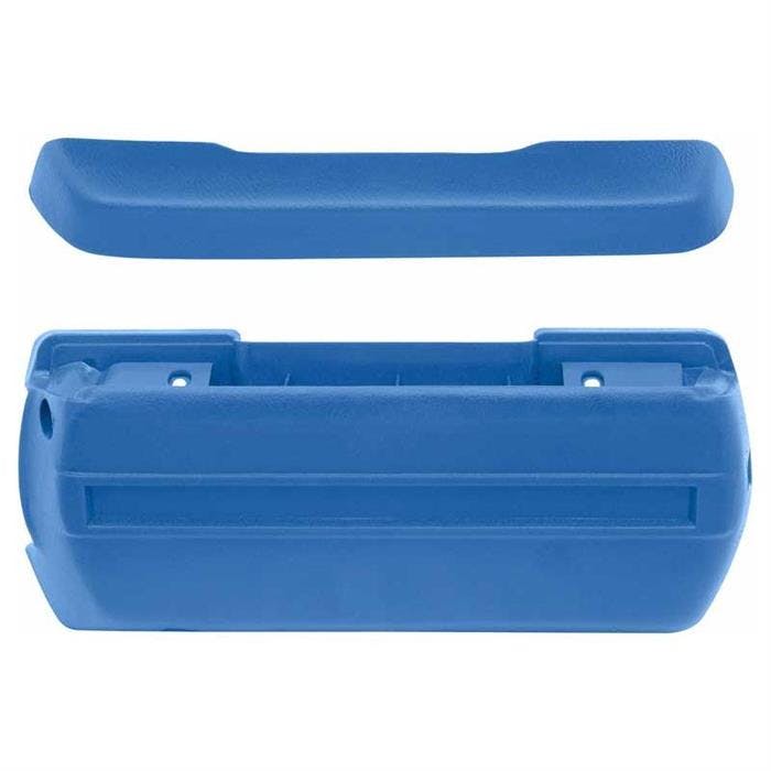 OER *R4912 1968-72 Standard Dark Blue Front Arm Rest Kit