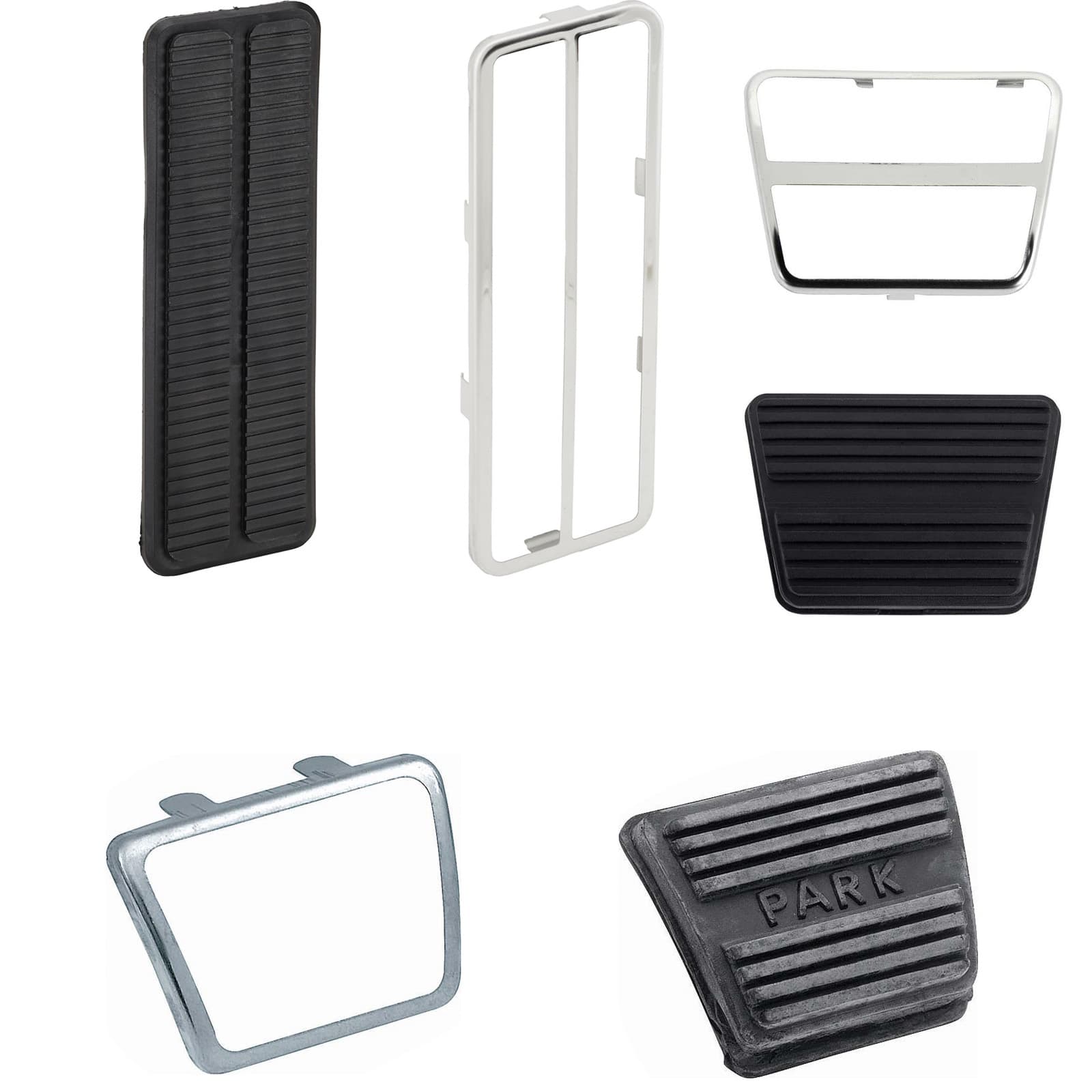 OER R5006 1967-68 F-body Drum Brakes 4-speed Pedal Pad Kit