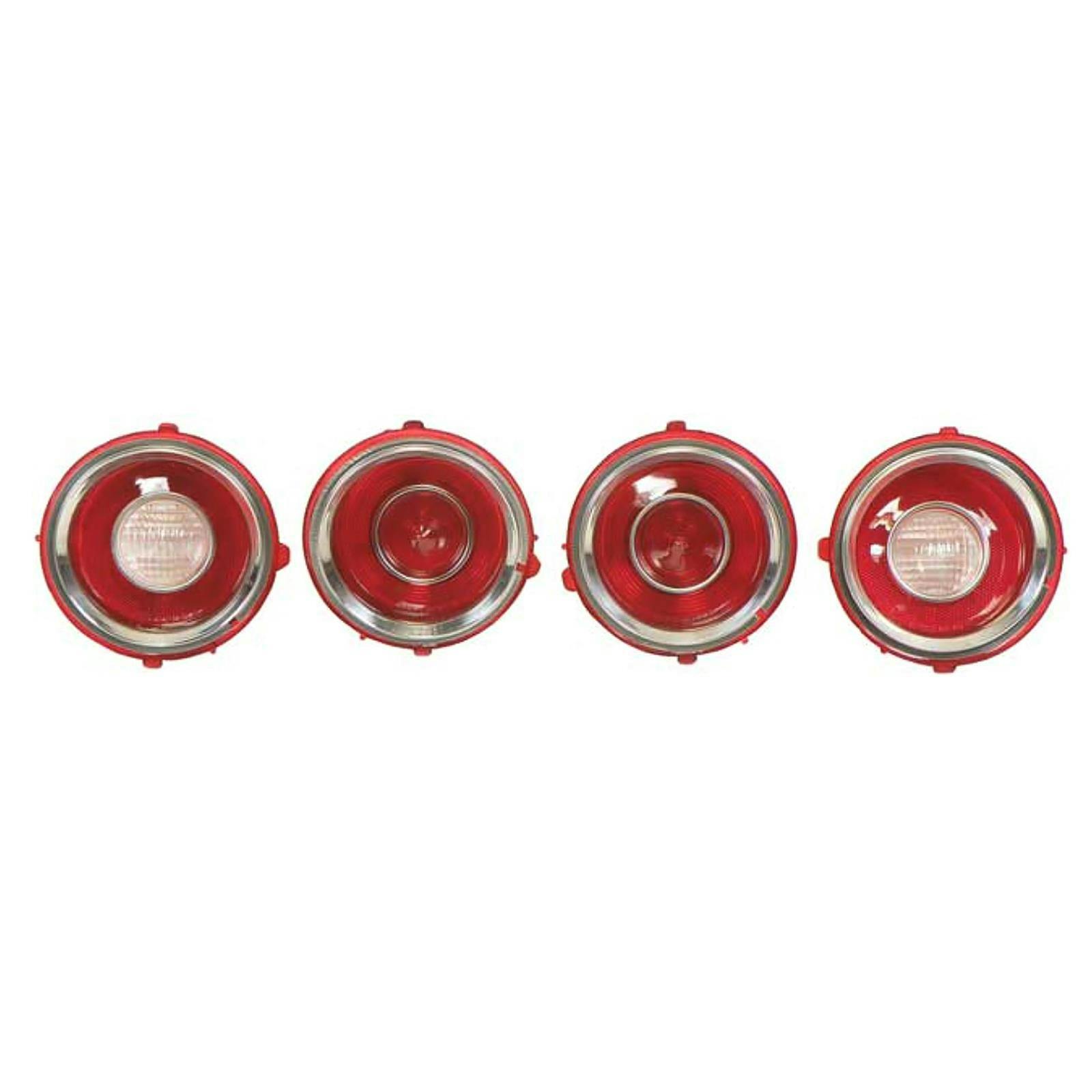 OER *R531 71-73 Camaro RS Tail Lamp/Back Up Lens Kit
