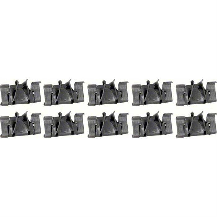OER *R749 67-69 Camaro Convert 10 Piece Well Molding Clip Kit