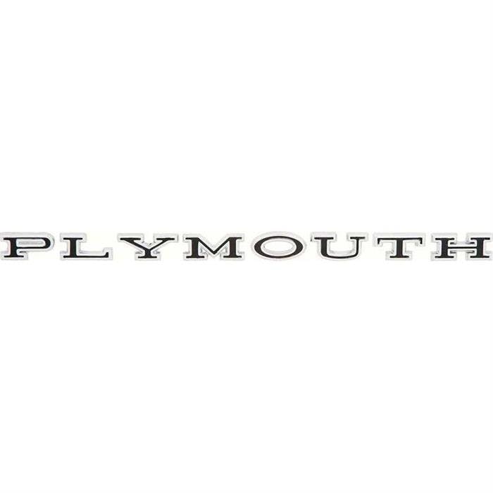 OER RM4124 66-71 InPlymouth In Hood or Trunk Emblem Lettering