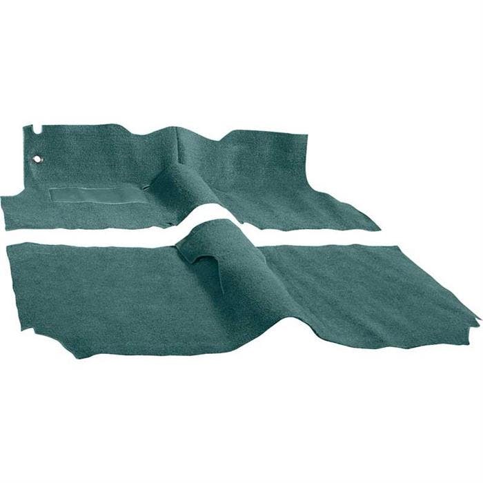 OER TF101306 55-57 2 Or Aqua 1-Piece Universal Molded Loop Carpet