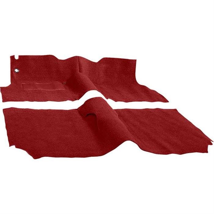 OER TF101402 1955 Hardtop w/Bench Red Molded Loop Carpet Set