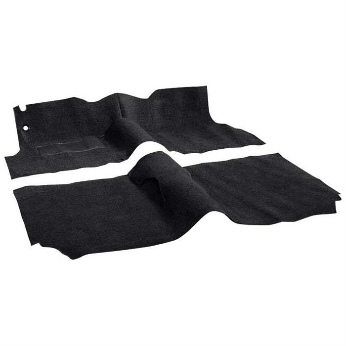 OER TF101801 1955 Sedan w/Bench Black Molded Loop Carpet Set