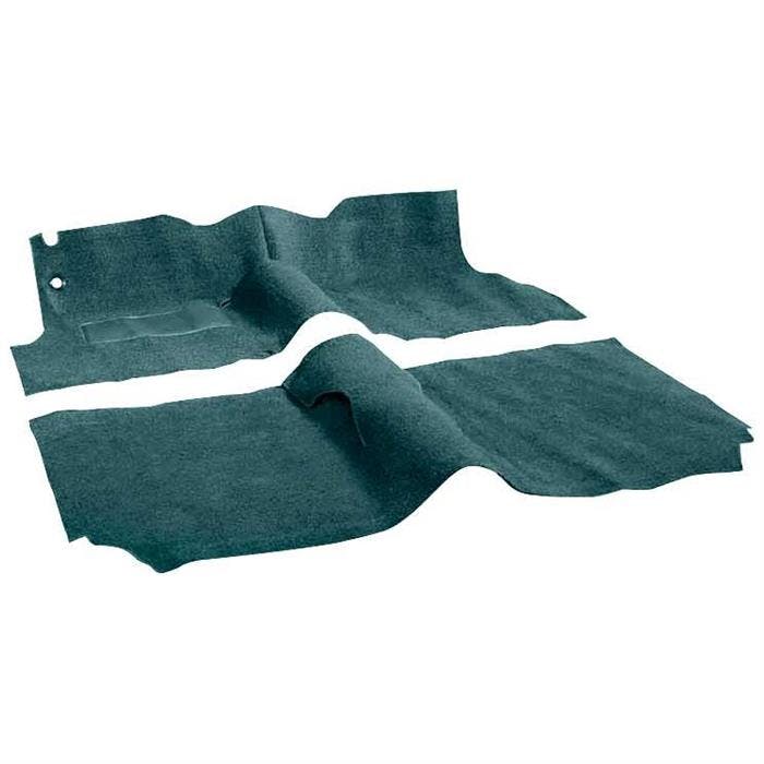 OER TF101806 1955 Sedan w/Bench Aqua Molded Loop Carpet Set