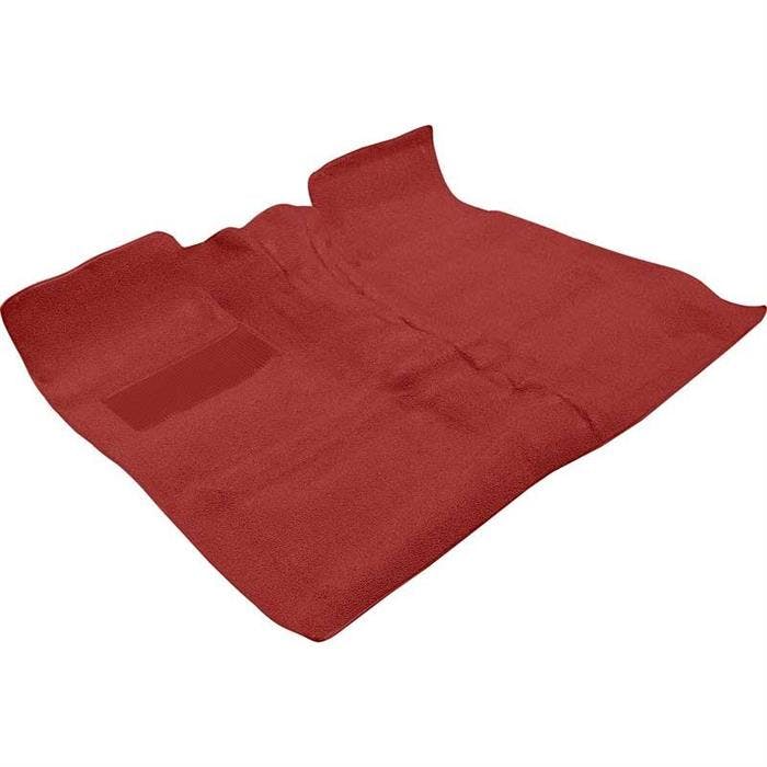 OER TK14102B1 67-72 GM PU Column Shift Red Molded Carpet