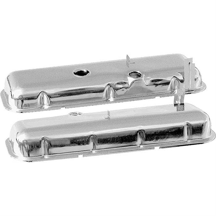 OER VC1210 Chevy 396-454 BB w/Manual Brakes Chrome Valve Covers