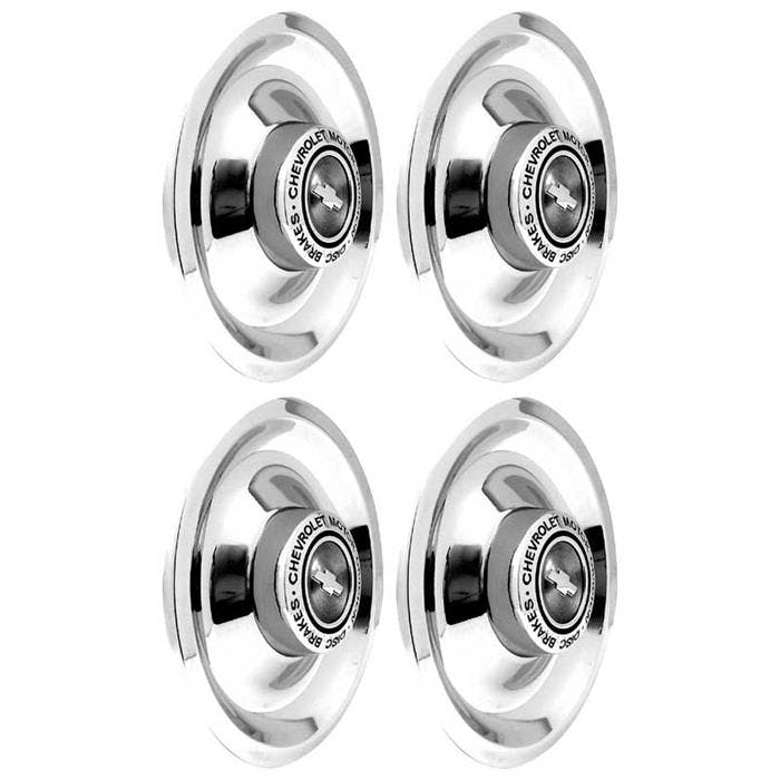 OER *WR1014C 4 Piece Chrome Disc Brake Rally Wheel Cap Set