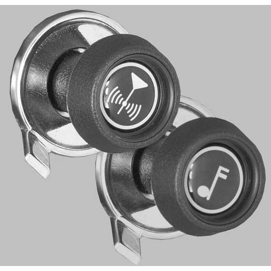 RetroSound HC-116-117-37-73 Hermosa Radio, 1970-77 Camaro, Chrome