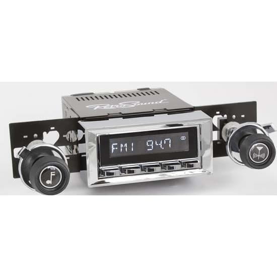 RetroSound HC-116-117-37-73 Hermosa Radio, 1970-77 Camaro, Chrome