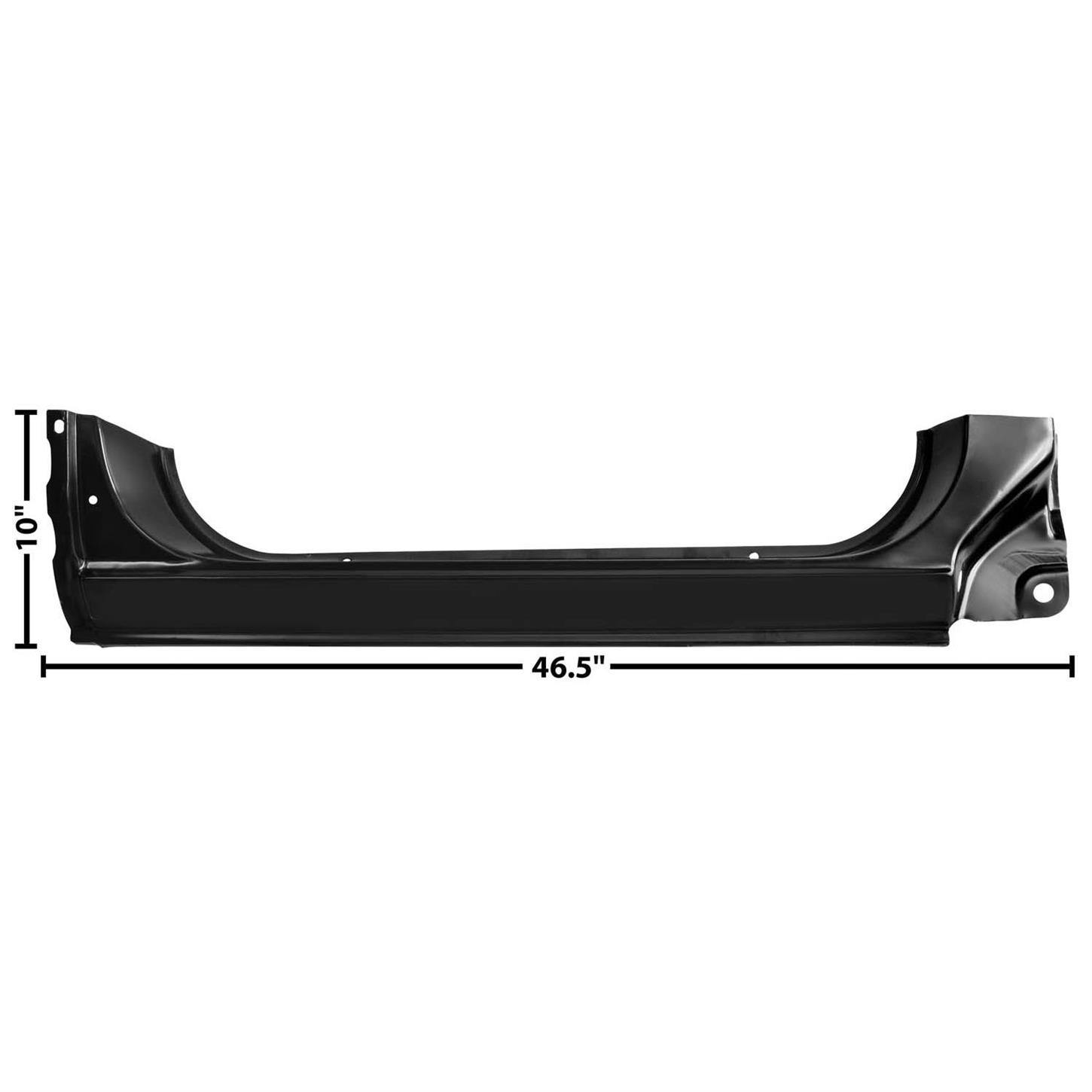 Dynacorn 1104DA OE Style Rocker Panel, RH, 1973-87 Chevy Pickup