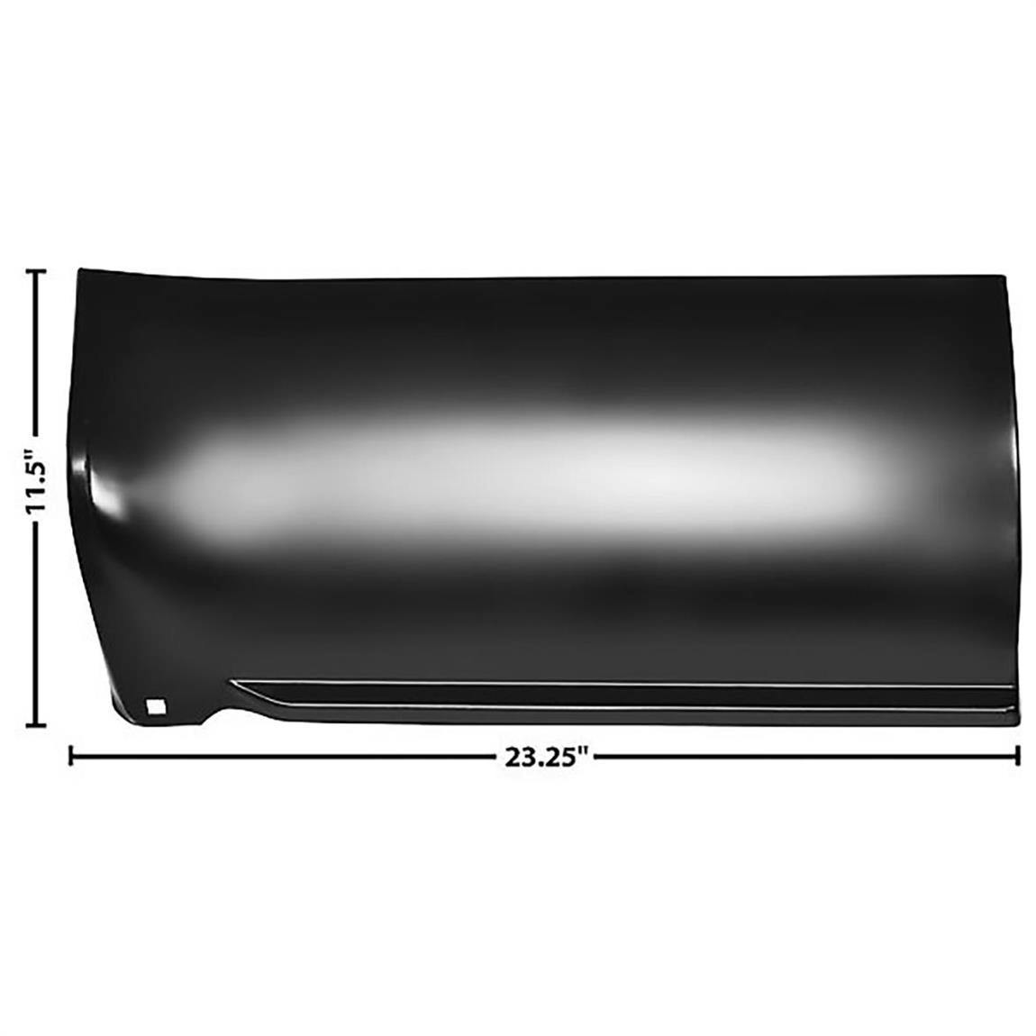 Dyancorn 1187E Front Lower Bed Section, Rh 1973-87 Chevy Pickups