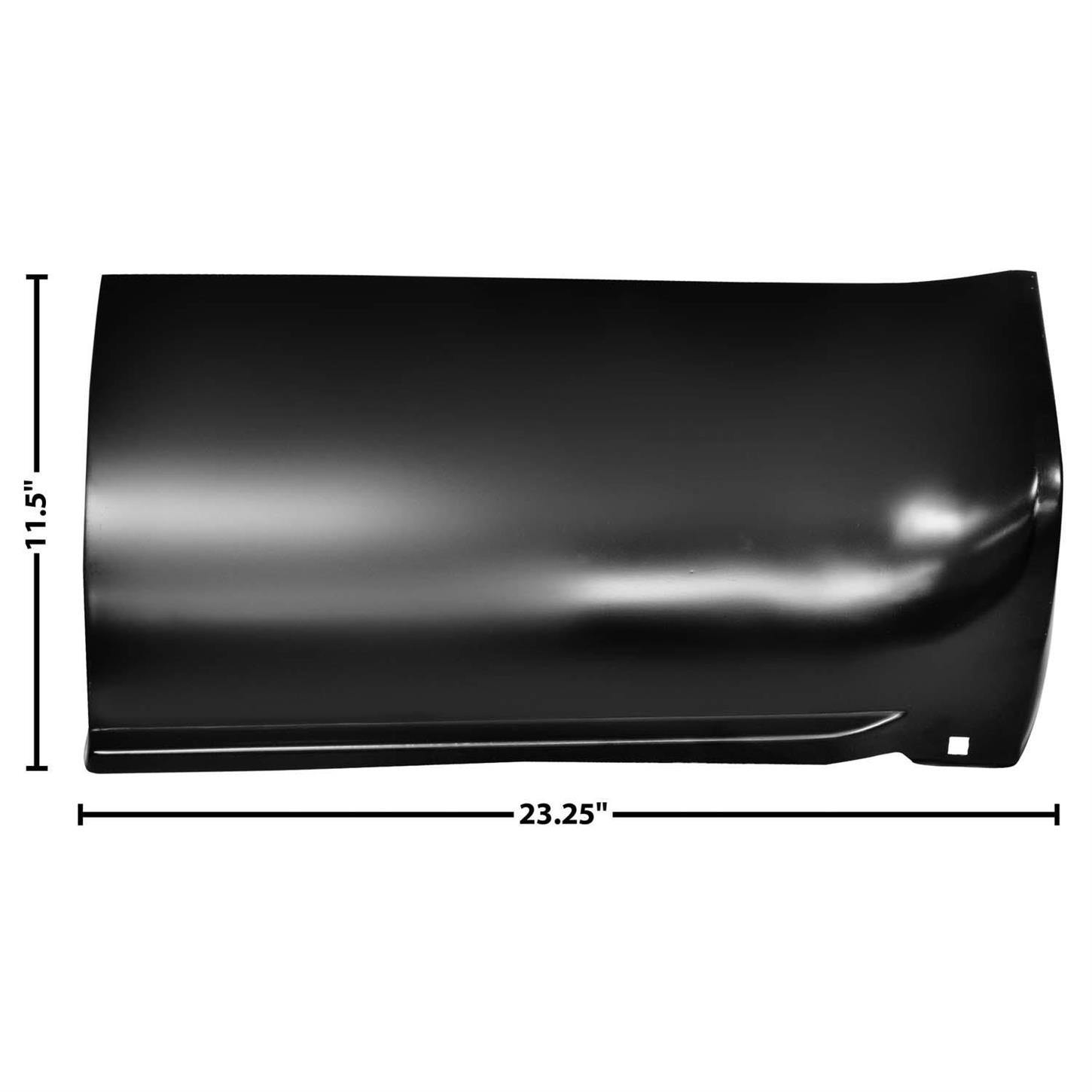 Dyancorn 1187E Front Lower Bed Section, LH 1973-87 Chevy Pickups