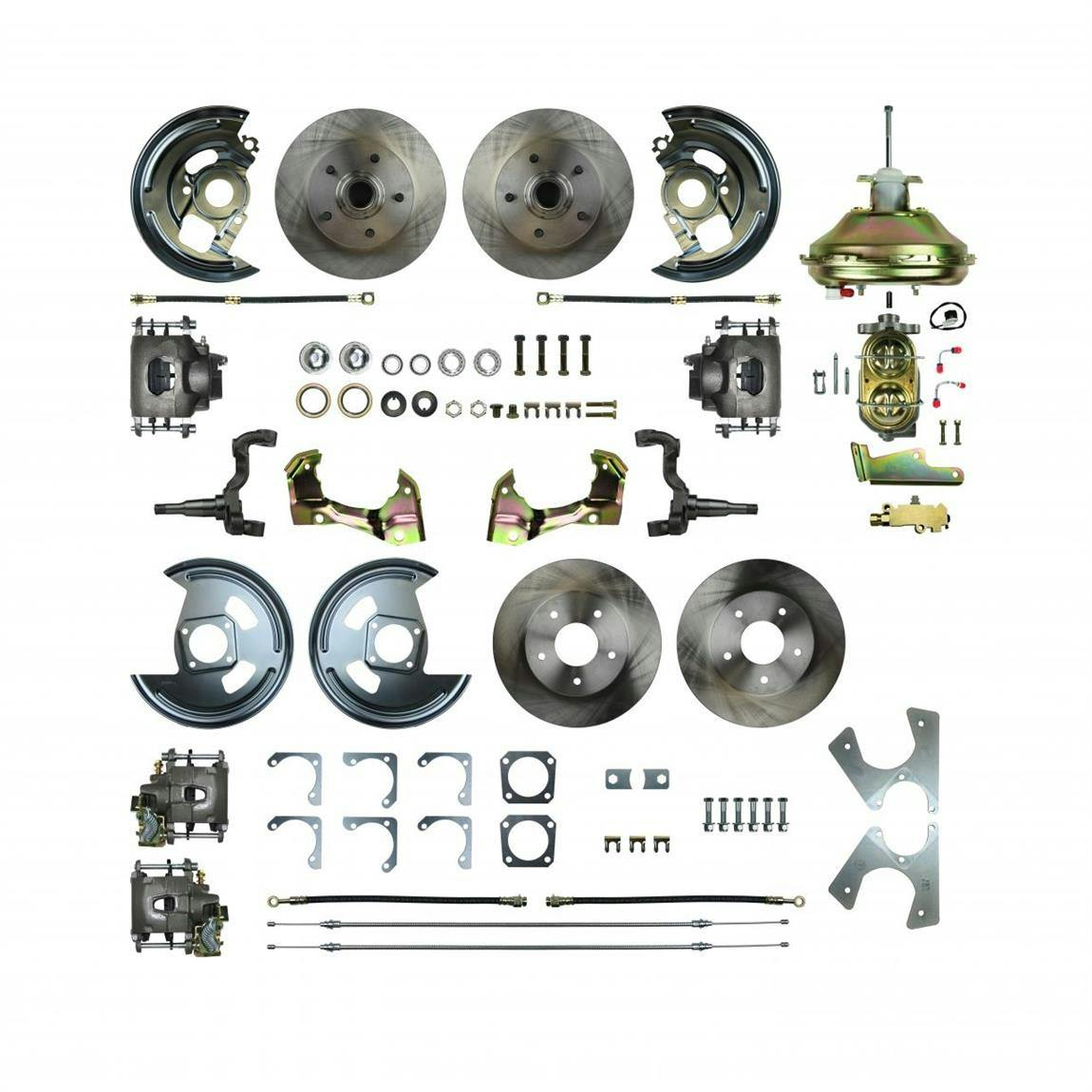 4 Wheel Disc Brake Conversion Kit, 1967-69 F-Body