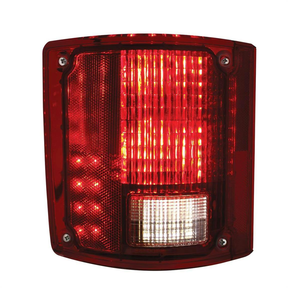 United Pacific 1973-1987 GM Pickup LED Tail Light Lens Set, L/R