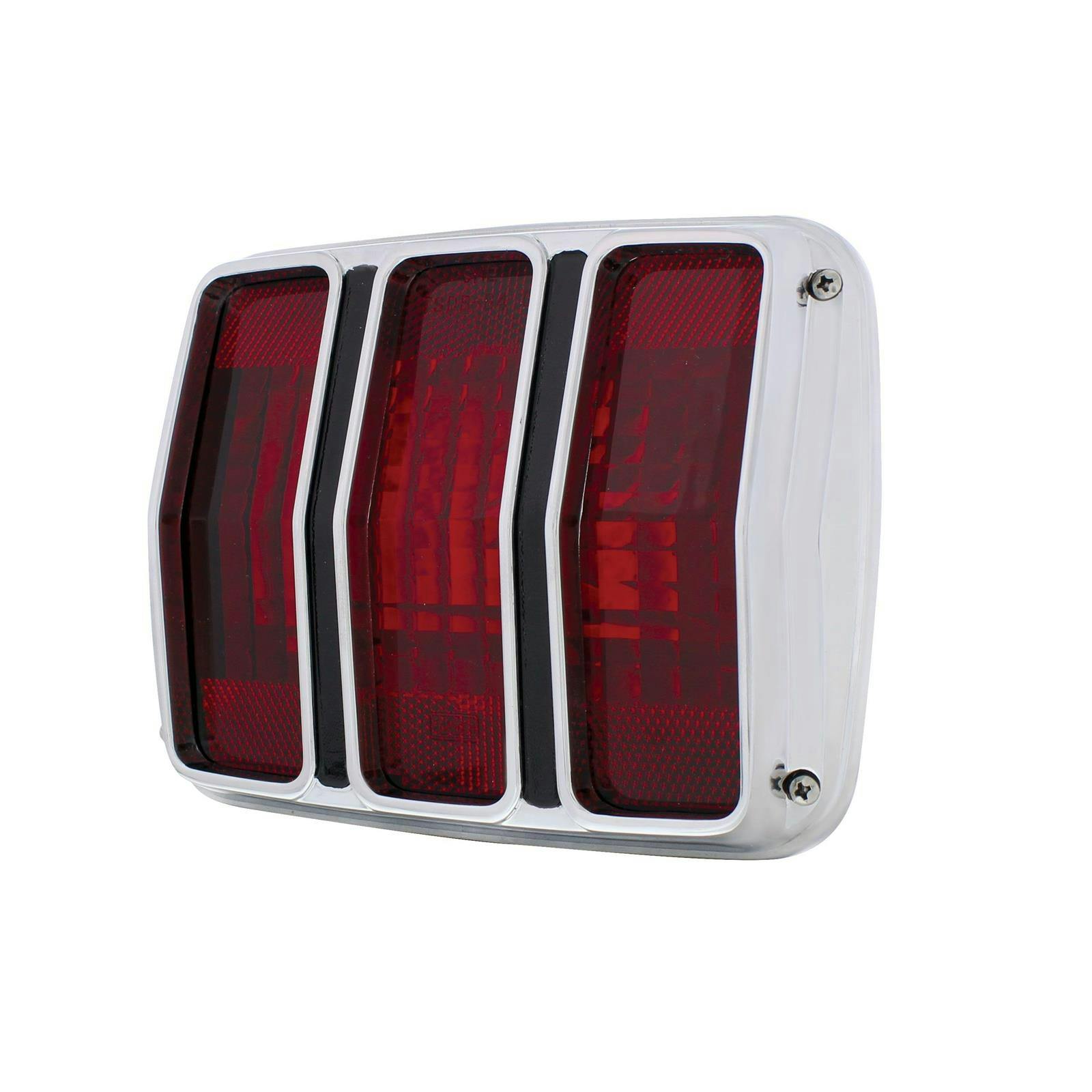 United Pacific F6401 Tail Light Assembly,1964-1966 Mustang,Chrome