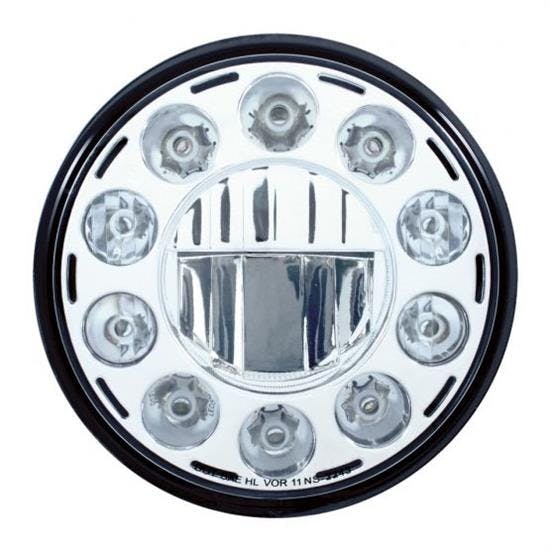 United Pacific 31355 7 Inch Crystal Headlight, Chrome