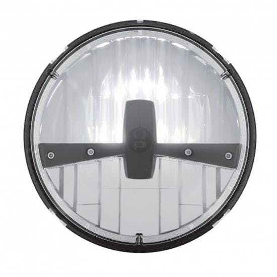 United Pacific 31289 7 Inch Dual Function Headlight, Black