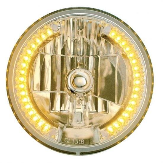 United Pacific 31378 7 Inch Crystal Headlight W/ Position Light