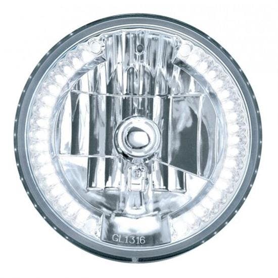 United Pacific 31379 7 Inch Crystal Headlight W/ Position Light