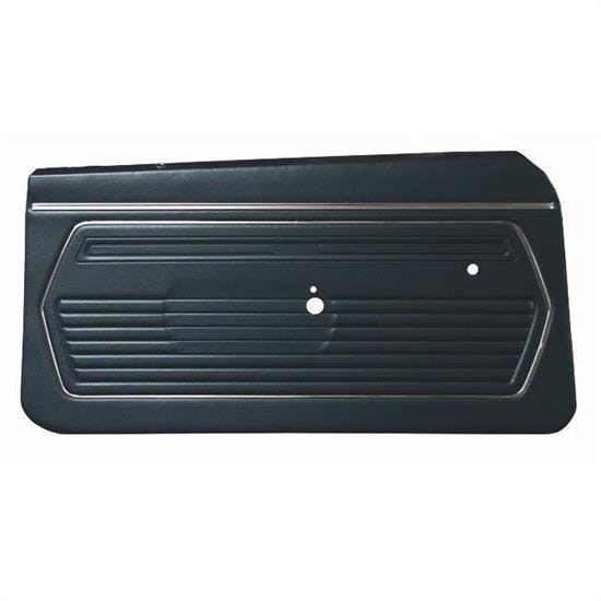 PUI Interiors 69FD10-P Front Standard Door Panels, Black, Pair