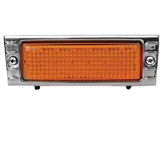 Dynacorn CPL4753A-AS Park Lamp LED 47-53 Amber Stainless Chevy