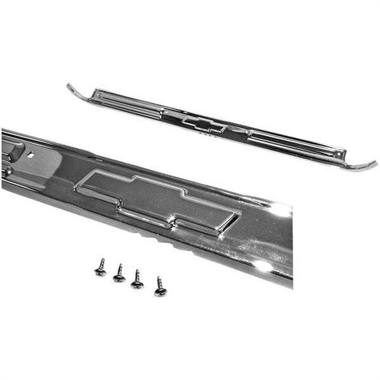 Dynacorn M1118A Scuff Plate 67-72 Chrome W/ Bowtie Chevy