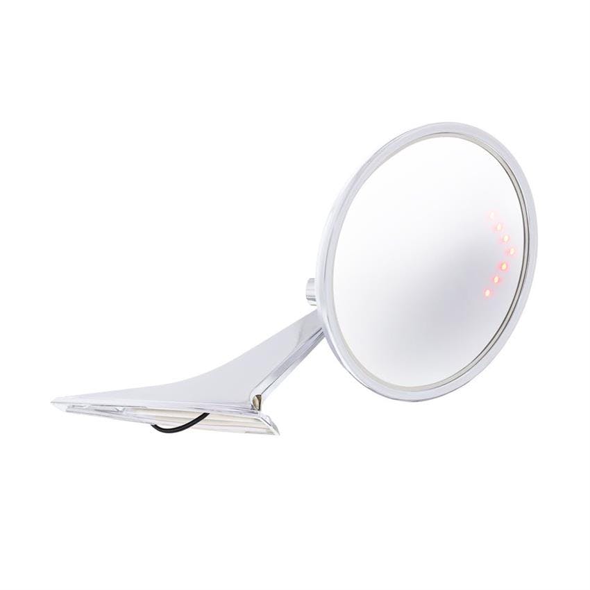 United Pacific 110826 1966-72 Chevy Car RH Mirror with LED Signal