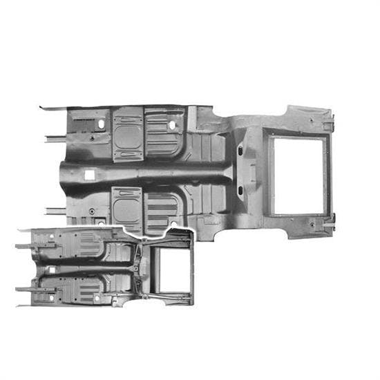 Dynacorn 3648RWT Floor/Trunk Pan 65-68 CP/FB Ford