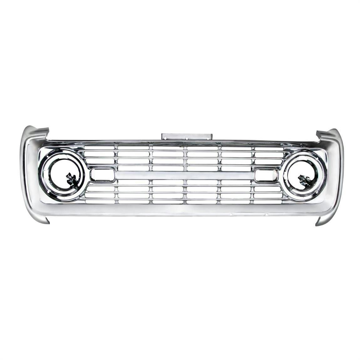 United Pacific 110516 Chrome Grille, No Lettering, 1969-77 Bronco