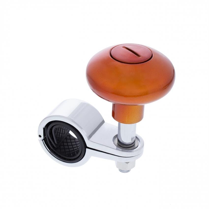 United Pacific 70364 Heavy-Duty Steering Wheel Spinner, Orange