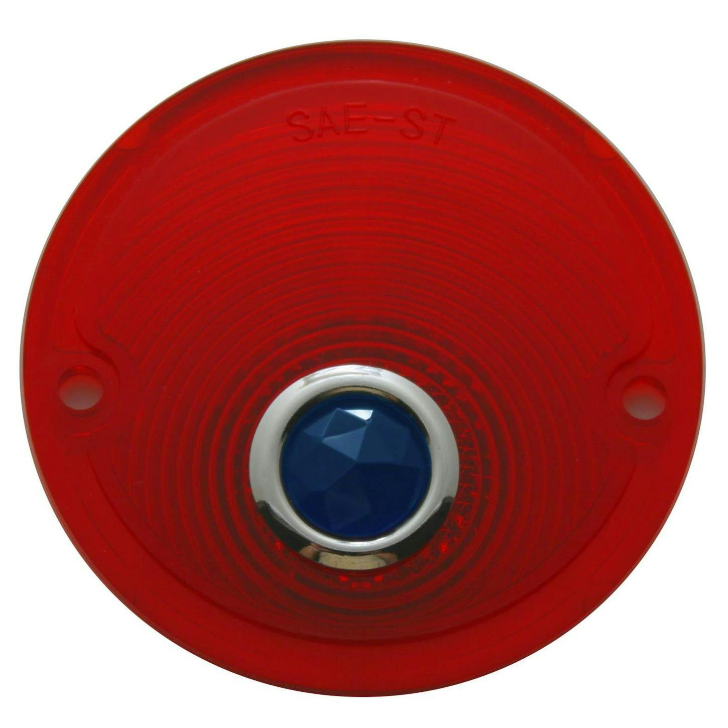 United Pacific C555912 55-59 Tail Light Lens W/ Blue Dot