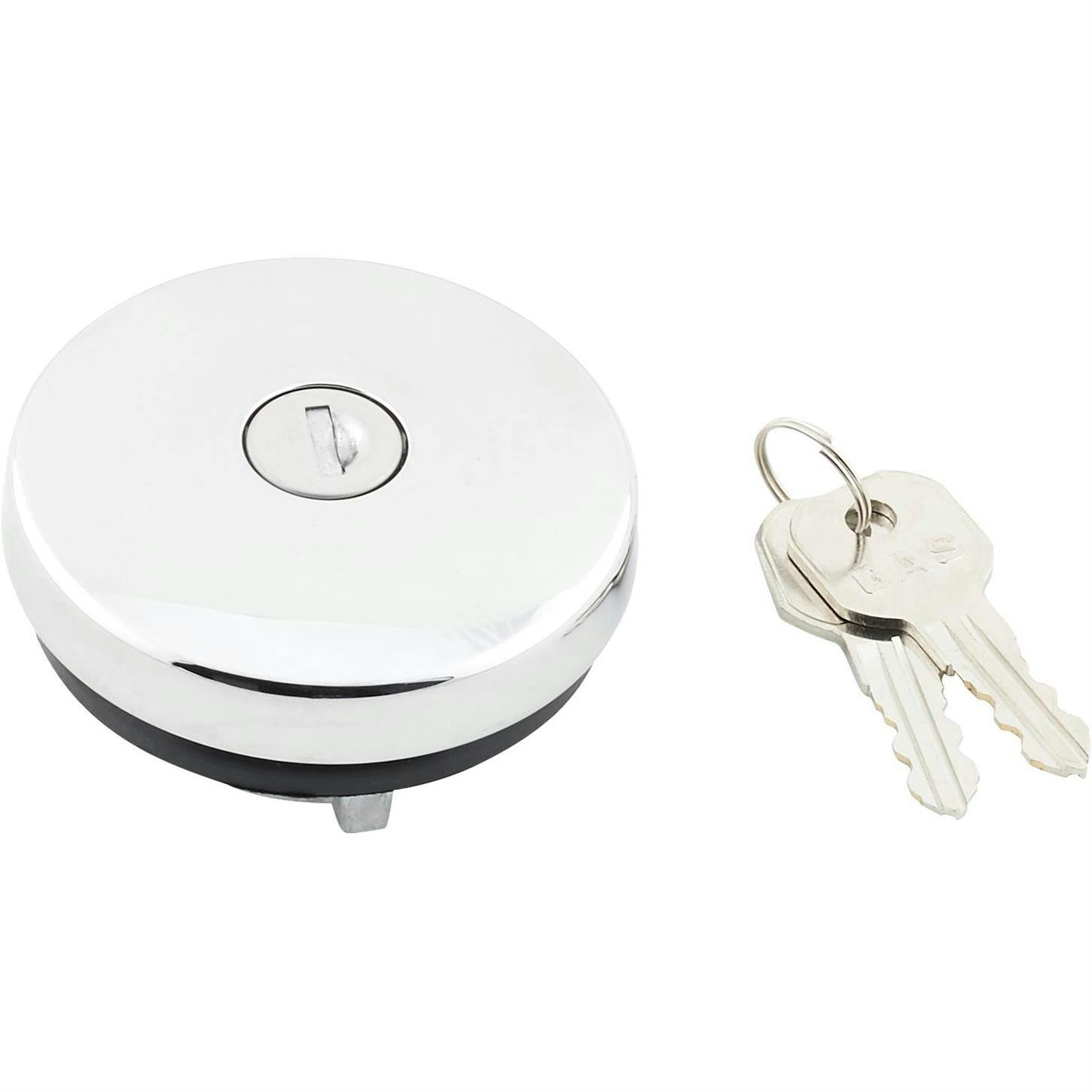 United Pacific S1301 1947-71 Chrome Locking Gas Cap
