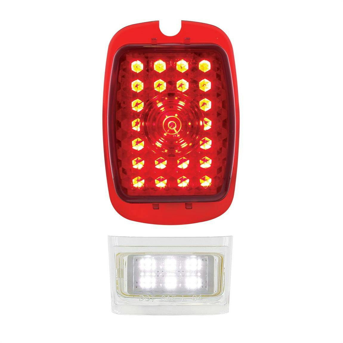 United Pacific 110110 37-38 Chevy Car Tail Light Lens, LH