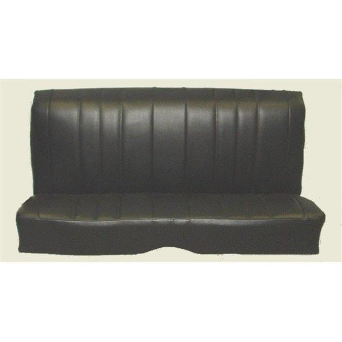 PUI Interiors 68FS10F 1968 Camaro Rear Seat Covers, Black