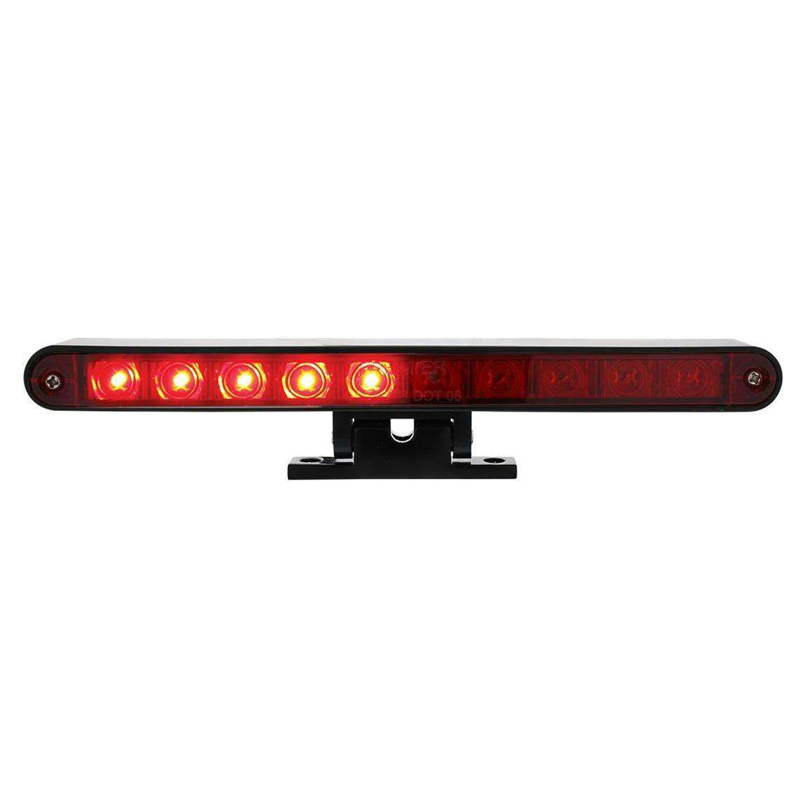 United Pacific 33012 LED Split 3rd Brake Light, Red Lens, Black