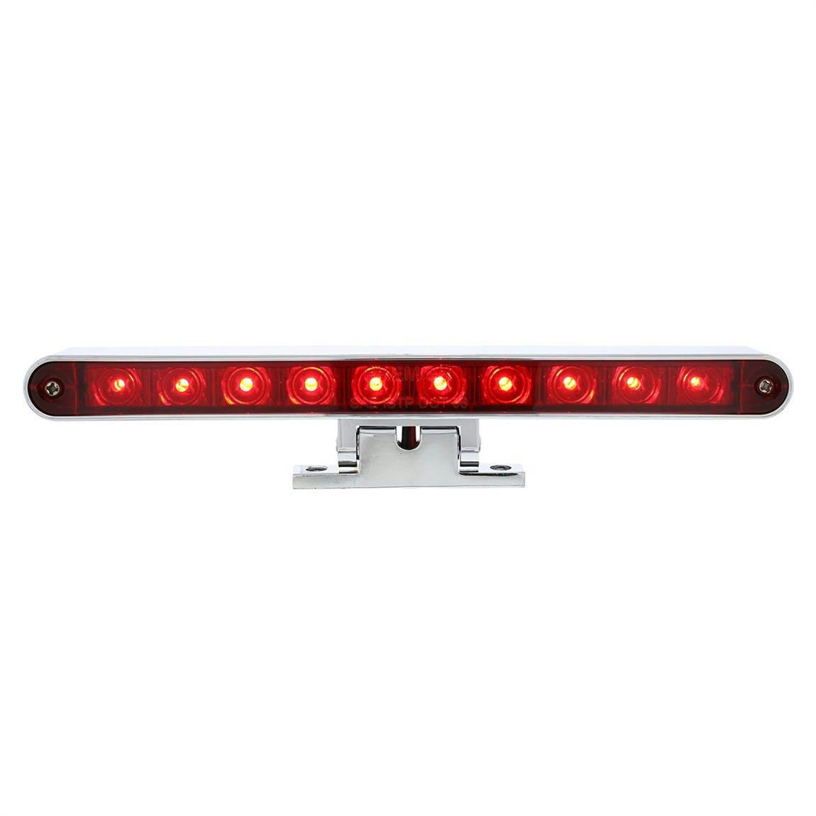United Pacific 33009 LED Regular 3rd Brake Light, Red, Chrome