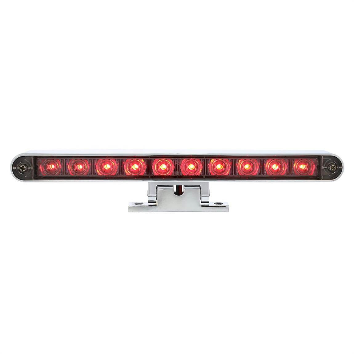 United Pacific 33013 LED Regular 3rd Brake Light, Clear, Chrome