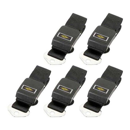 OER R190 Seatbelt Set, Front/Rear, 64-66 Impala, Chevelle, Nova